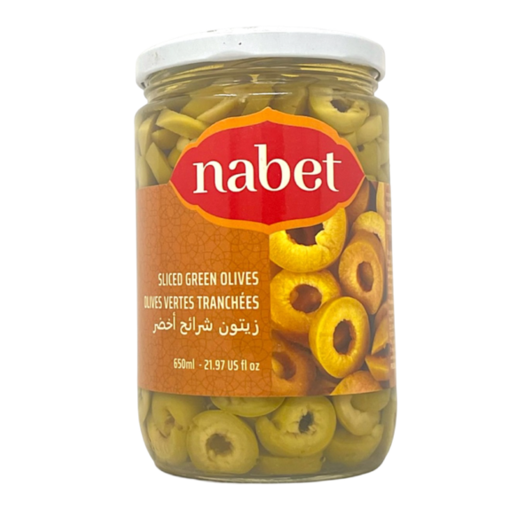 Sliced Green Olives